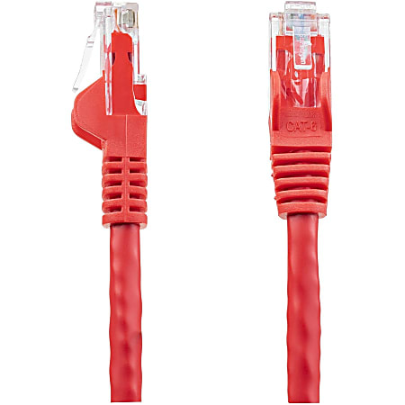 Red Product Category: Hardware Connectivity/Connector Cables Category 6-25 Ft 1 X Rj-45 Male Network 1 X Rj-45 Male Network Startech.Com 25 Ft Red Snagless Cat6 Utp Patch Cable