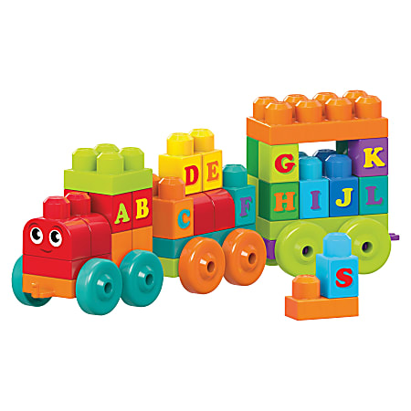 Mega Bloks ABC Learning Train Play Set