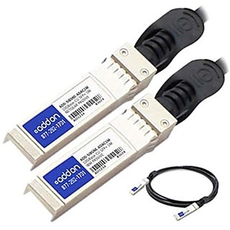AddOn IBM 95Y0323 to Netgear AXC761 Compatible TAA Compliant 10GBase-CU SFP+ to SFP+ Direct Attach Cable (Active Twinax, 1m) - 100% compatible and guaranteed to work