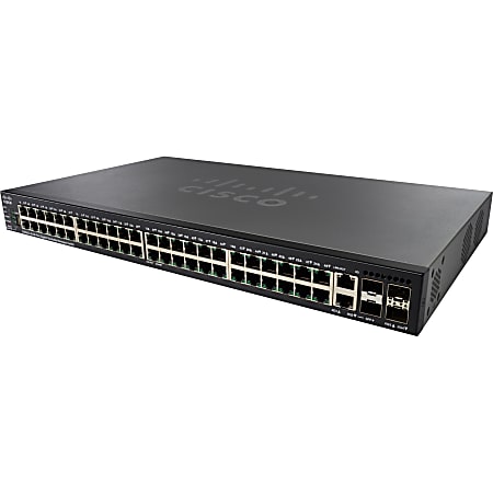 Cisco SG550X-48P Layer 3 Switch - 48 Ports - Manageable - Gigabit Ethernet - 3 Layer Supported - Modular - SG550X48PK9NA