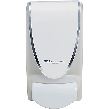 SC Johnson Manual Soap Dispenser - Manual - 1.06 quart Capacity - Durable, Antimicrobial, Anti-bacterial - White - 1Each