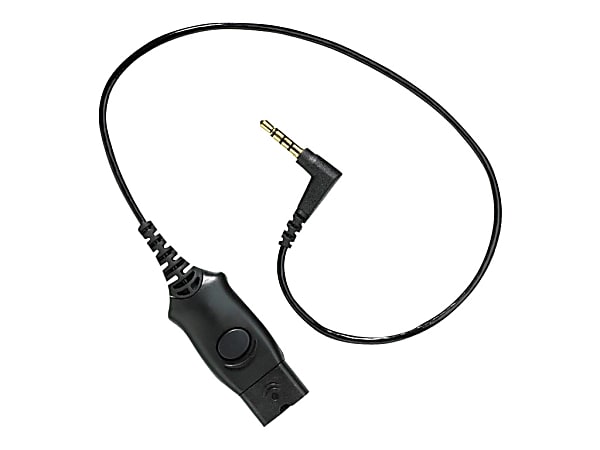Poly - Headset cable - 4-pole mini jack male - for BlackBerry Curve 8300, 8310, 8320, 8330