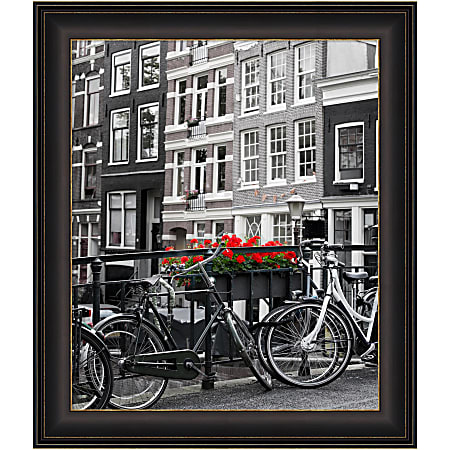 Amanti Art Picture Frame, 29" x 25", Matted For 20" x 24", Trio Oil-Rubbed Bronze