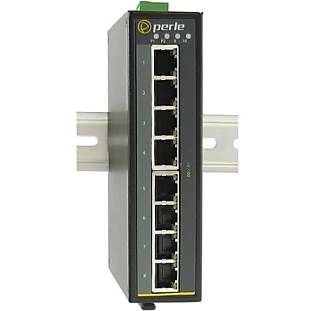 Perle IDS-108F-S2ST40-XT - Industrial Ethernet Switch - 9 Ports - 10/100Base-TX, 100Base-LX - 2 Layer Supported - Wall Mountable, Rail-mountable, Panel-mountable - 5 Year Limited Warranty