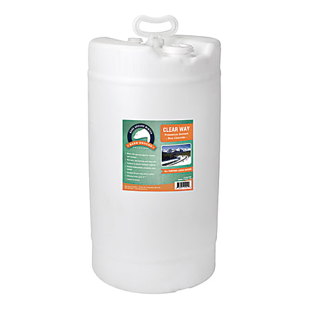 Bare Ground Clear Way Non-Chloride Potassium Acetate Liquid De-Icer, 15 Gallons