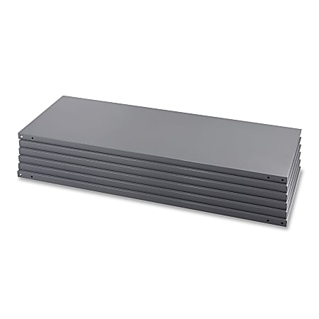 Safco® Industrial Steel Shelf Pack, 85"H x 48"W x 18"D, 6 Shelves, Gray