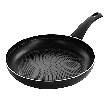 Gibson Home Piletti Aluminum Non-Stick Frying Pan, 10”, Gray