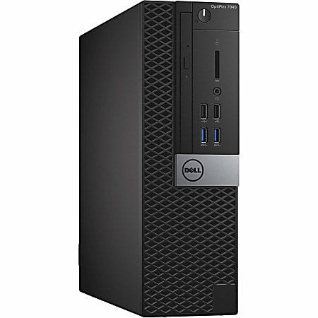 Dell™ OptiPlex 7040 Refurbished Slimline Desktop PC, Intel® Core™ i5, 8GB Memory, 500GB Hard Drive, Windows® 10, 7040.I5.8.500.SFF