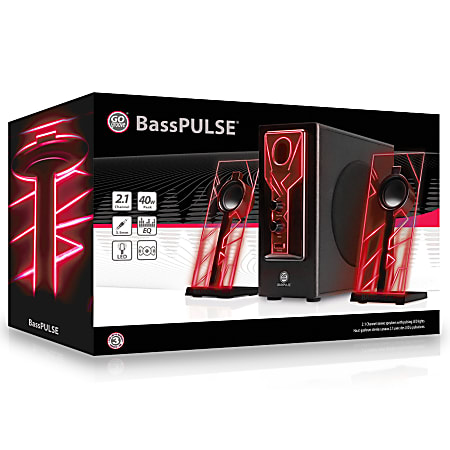 Gogroove basspulse 2.1 computer speakers top