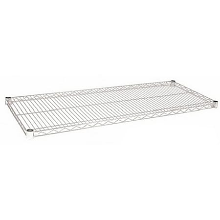 Focus Foodservice Chrome-Plated Wire Shelf, 2"H x 24"W x 18"D
