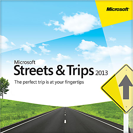 Microsoft Streets and Trips 2013, Download Version