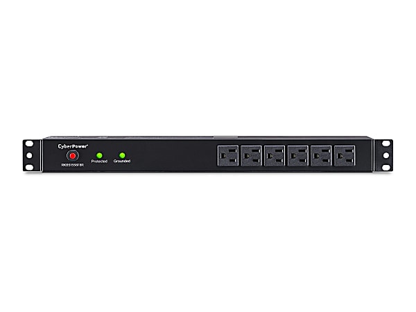 CyberPower Rackbar Surge Protection RKBS15S6F8R - Surge protector (rack-mountable) - AC 120 V - output connectors: 14