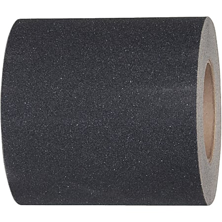 Tape Logic® 60-Grit Anti-Slip Tread Strips, 6" x 24", Black, Pack Of 50