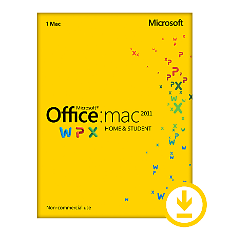Microsoft Office for Mac Home and Student 2011, Download Version