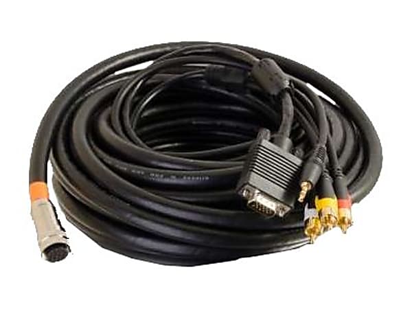 C2G RapidRun Plenum-rated Multi-Format All-In-One Runner Cable, 50'