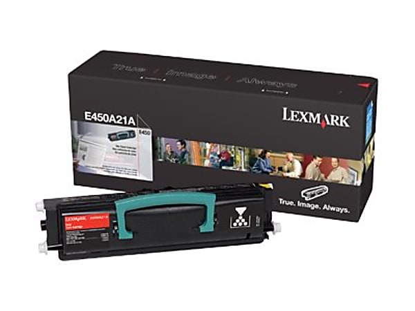 Lexmark - Black - original - toner cartridge LCCP - for Lexmark E450dn, E450dtn