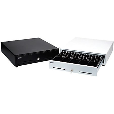 Star Micronics SMD2-1617 Cash Drawer - 5 Bill - 5 Coin - 2 Media SlotPrinter Driven - ABS Plastic - Black - 3.9" Height x 15.9" Width x 16.9" Depth