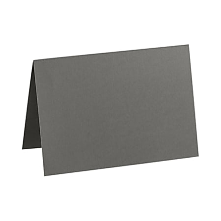 LUX Folded Cards, A9, 5 1/2" x 8 1/2", Smoke Gray, Pack Of 1,000