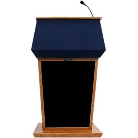 AmpliVox SW3040 Wireless Patriot Lectern Skirted Base 51 Height x 31 ...