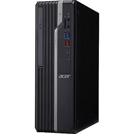 Acer Veriton X4660G-I3810H3 Desktop Computer - Intel Core i3 8th Gen i3-8100 Quad-core (4 Core) 3.60 GHz - 4 GB RAM DDR4 SDRAM - 500 GB HDD - Black - Windows 10 Pro 64-bit - Intel UHD Graphics 630 - DVD-Writer - IEEE 802.11ac - 250 W