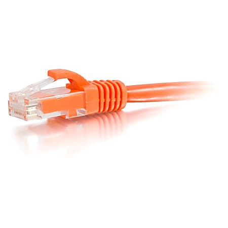 C2G 6in Cat6 Snagless Unshielded (UTP) Network Patch Cable - Orange