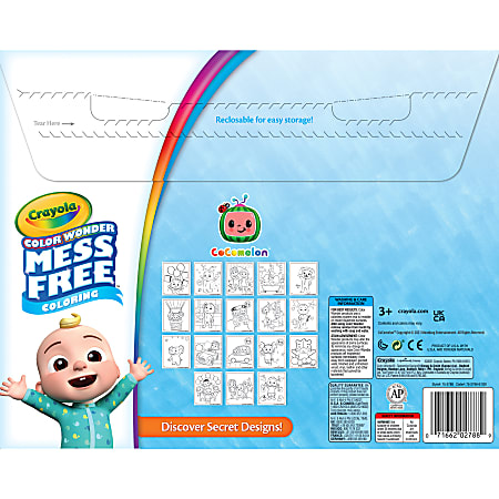 Crayola Color Wonder Coloring Pad Markers Cocomelon Pack Of 2 Sets