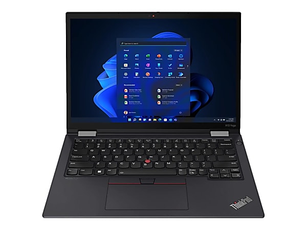 Lenovo ThinkPad X13 Yoga Gen 3 21AW002QUS 13.3" Touchscreen 2 in 1 Notebook - WUXGA - 1920 x 1200 - Intel Core i7 i7-1265U Deca-core (10 Core) - 16 GB RAM - 512 GB SSD - Thunder Black - Windows 11
