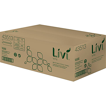 Livi VPG Select Multifold Towel - 1 Ply - Multifold - 9.06