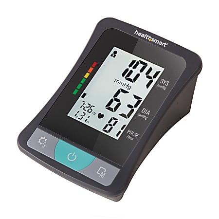 HealthSmart Standard Series Automatic Upper Arm Blood Pressure Monitor -  Office Depot