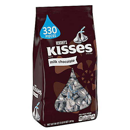 Hershey&#x27;s® Kisses Milk Chocolate, 3 Lb Bag