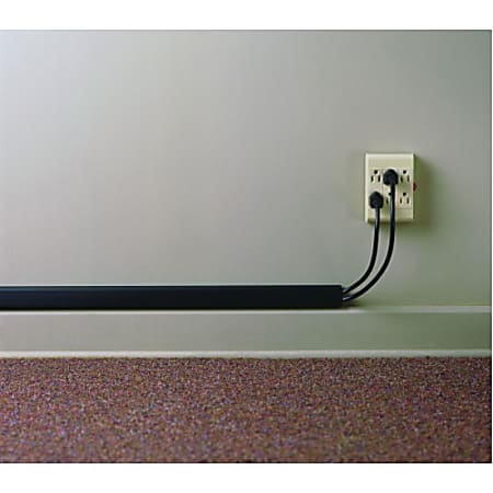 Master Caster Cord Away Channel 1.5 Locking - Office Depot