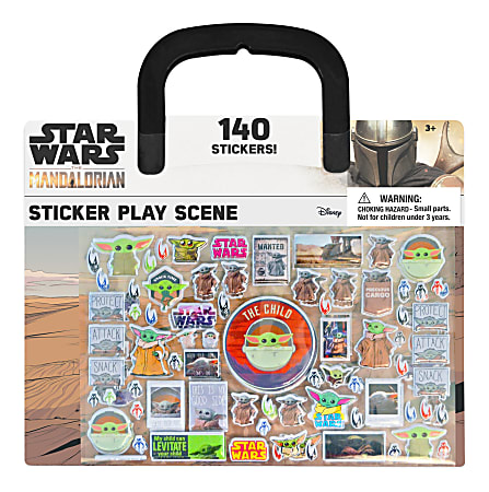 The Mandalorian Puffy Sticker Play Scene Set, Set Of 140 Stickers