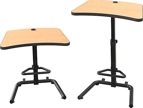 Balt Up-Rite Student™ Height-Adjustable Sit/Stand Desk, Gray Mesh/Black