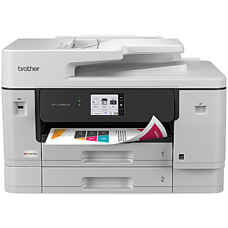 Brother INKvestment MFC-J6960DW Wireless Color Inkjet All-in-One Printer, 11”x17” capabilities, 3.5” Color Touchscreen