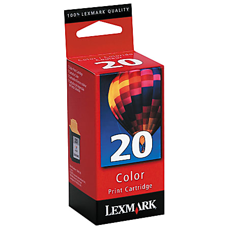Lexmark™ 20 Tri-Color Ink Cartridge, 15M0120