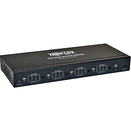 Tripp Lite 4x4 HDMI Matrix Video Switch Splitter with Audio and RS232 TAA - 1920x1080 at 60Hz / 1080p