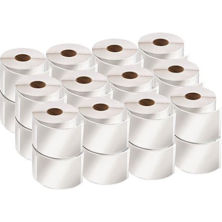 Dymo LabelWriter Labels - 2 1/8" Height x 4" Width - Rectangle - Direct Thermal - White - 5280 / Pack