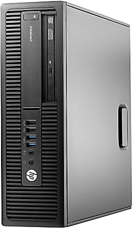 HP EliteDesk 800 G2-SFF Refurbished Desktop PC, Intel® Core™ i5, 8GB Memory, 256GB Solid State Drive, Windows® 10 Pro
