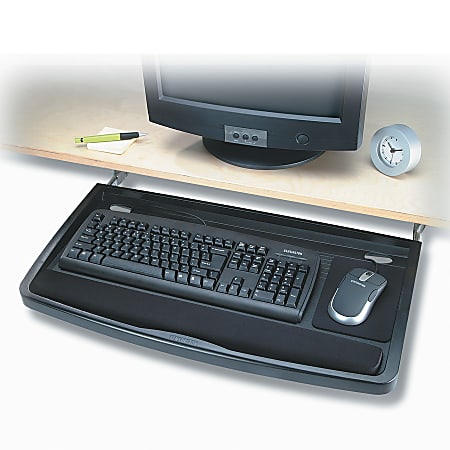 mount-it! Under Desk Keyboard Drawer with Mouse Platform MI-7136