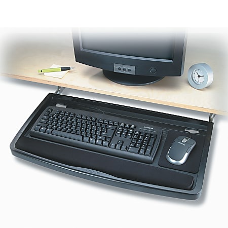 Kensington® Underdesk SuperShelf™ Plus Keyboard Drawer, Light