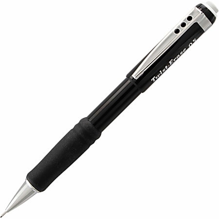 Pentel Twist Erase III Mechanical Pencil 0.5mm 2 Lead Black Barrel