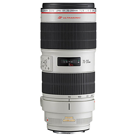 Canon EF 2751B002 - 70 mm to 200 mm - f/2.8 - Telephoto Zoom Lens - 77 mm Attachment - 0.21x Magnification - 2.8x Optical Zoom - 3.5"Diameter