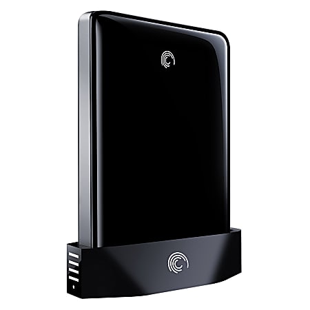 Seagate® FreeAgent® GoFlex™ Pro 500GB Ultra-Portable External Hard Drive, 16MB Cache, USB 2.0, Black