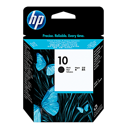 HP 10 Original Printhead - Single Pack - Inkjet - 12000 Pages - Black - 1 Each