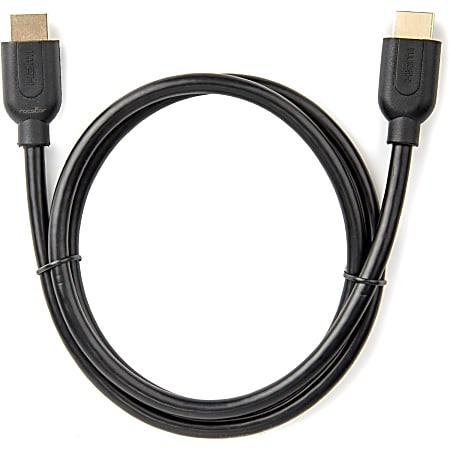 Rocstor Premium High-Speed HDMI (M/M) Cable With Ethernet, 3'