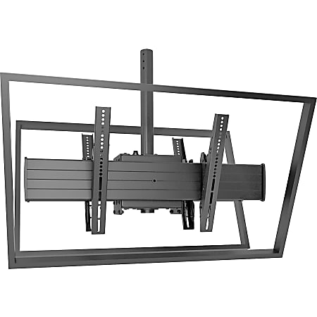 Chief Fusion X-Large Single Display Mount - For Displays 55-100" - Black - 32" to 65" Screen Support - 300 lb Load Capacity