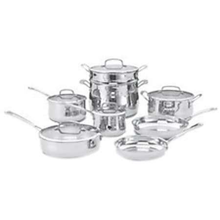 Cuisinart 13-Piece Stainless Cookware Set, Steel