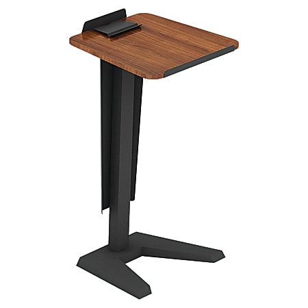 Lorell® Impromptu Lectern With Modesty Panel, 45"H, Walnut