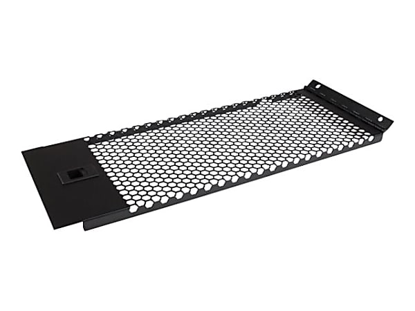 StarTech.com Blanking Panel - 4U - Vented - Hinged Rack Panel - 19in - TAA Compliant - Tool-less Installation - Filler Panel