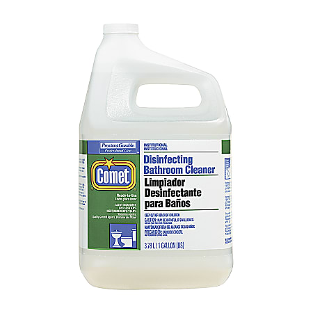Comet® Disinfecting Bathroom Cleaner, 128 Oz Bottle, Case